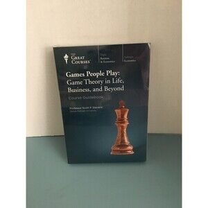 The Great Courses: Games People Play Theory in Life 4 DVD Set & Guidebook SEALED